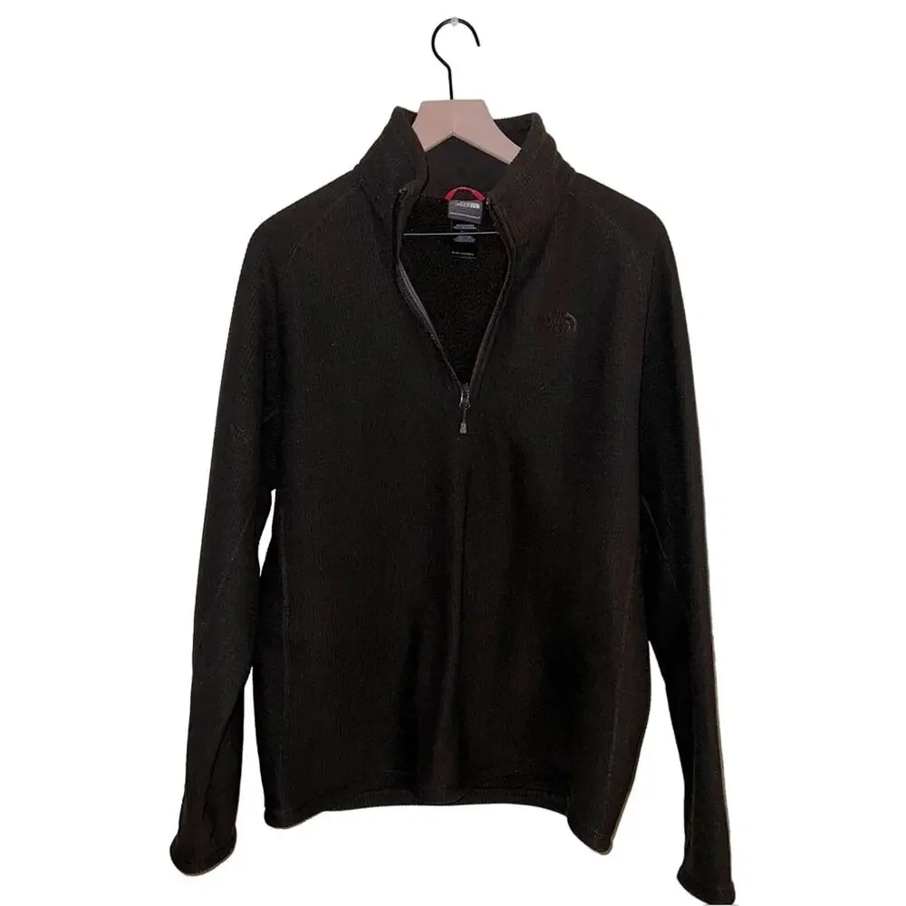THE NORTH FACE ribbed pullover quarter zip M